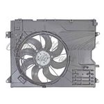 RADIATOR CONDENSER FAN ASSY W/ ONE BIG FAN 2.5L L4 — photo 1