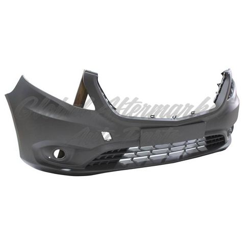 BUMPER FR PRIMED GRAY W/ FOG W/O ACTIVE PARK