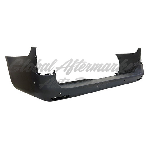 BUMPER RR W/ SENSOR / TEXTURED BLACK W/O BLIND SPOT