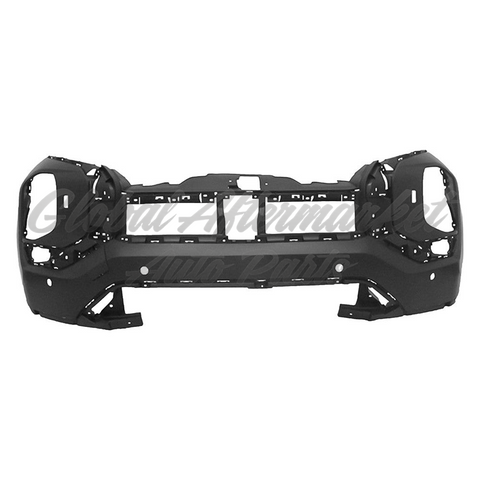 BUMPER FR PRIMED W/4 PARK ASSIST SENSOR HOLES / HEAD LAMP WASHER HOLES CAPA