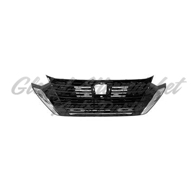 GRILLE FR BLACK W/ CHROME MOLDING W/O CAMERA