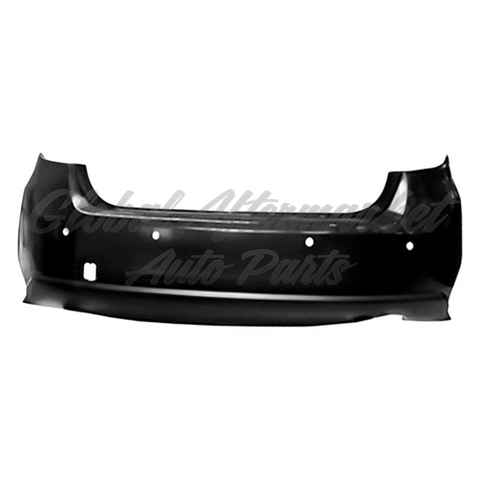 BUMPER RR PRIMED W/TEXTURED LOWER W/SENSOR SDN