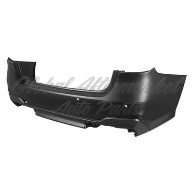 BUMPER RR PRIMED PTM W/ LOWER TXTURED W/PARK ASSIST SENSOR CAPA