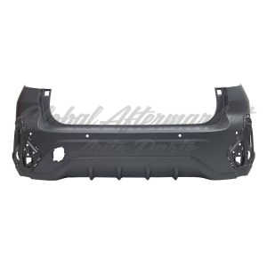 BUMPER RR PRIMED PTM W/ TEXTURED LOWER / SENSOR EXCLUDE WILDERNESS CAPA
