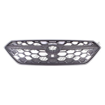 GRILLE FR PTD GRAY W/O EMBLEM