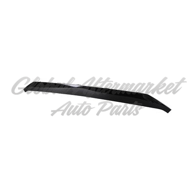 GRILLE MOLDING FR UPPER PTD BLACK W/O CAMERA