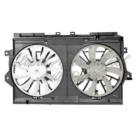 RADIATOR CONDENSER FAN ASSY W/ TWO FANS HYB