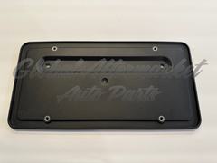 LICENSE PLATE BRACKET TEXTURED BLACK