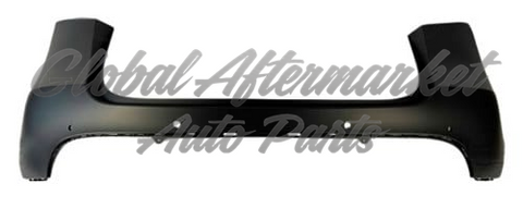 BUMPER RR UPPER PRIMED BLACK W/ 6 PARK SENSOR