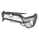 BUMPER FR PRIMED W/ PARK ASSIST SENSOR CAPA — photo 1