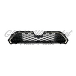 GRILLE FR GLOSS BLACK W/CHROME OUTER MOLDING W/O PARK ASSIST SENSOR / PRIME/PLUG-IN MODELS — photo 1