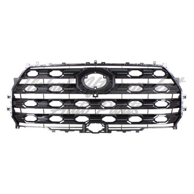GRILLE FR PTD GRAY W/DARK CHROME MOLDING FOR PLATINUM