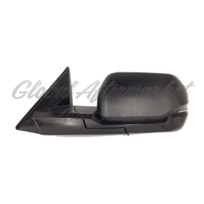DOOR MIRROR LH TEXTURED BLACK POWER HTD/LED SIGNAL/BLIND SPOT/POWER FOLDING/MEMORY W/O AUTO DIMMING