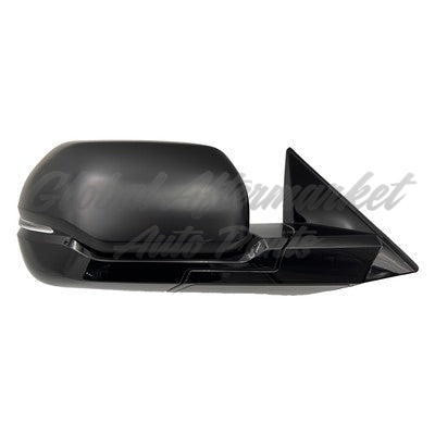 DOOR MIRROR RH PTM CAP HTD POWER W/ LED SIGNAL ON FR W/BLIND SPOT/ MEMORY/POWER FOLDING