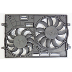 RADIATOR CONDENSER FAN ASSY W/ ONE BIG FAN 2.0L TURBO — photo 2