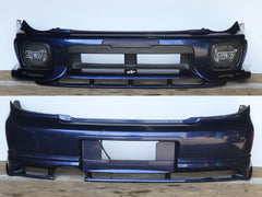 JDM Subaru Impreza WRX STi Front & Rear Bumpers Fog Lights + JDM Cover 2002-2003