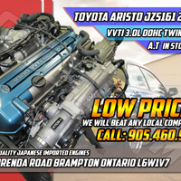 JDM Toyota Aristo Twin Turbo Front Sump VVTi 2JZ-GTE Engine Motor Auto Trans ECU | Engine | 2jz, 2jzgte, Toyota, toyota aristo, twin turbo, vvti | 1029