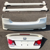 JDM 2006-2008 Honda Civic/Acura CSX Rear End Conversion Rear Trunk + Bumper + TailLights + Sideskirts | Trunk & Tail Lights | Acura CSX Rear Bumper, Acura CSX Trunk Lid, freeshipping | 2023