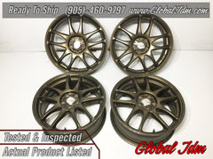 JDM Work Emotion Kiwami 5x100 17x7 +53 Rims
