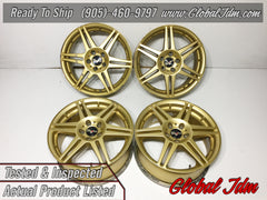 JDM Subaru Sparco Rally Rims 16x7 +50 5x100