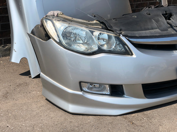 JDM Honda Civic / Acura CSX Front Bumper Headlights Fenders Hood 2006-2008k | Front End Conversion | Acura, Acura CSX, Civic, CSX, freeshipping, Honda, Honda Civic | 1993