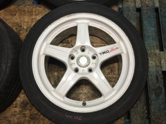 IS300 RAYS TRD 5X114.3 17X7 1/2JJ OFFSET +45 POTENZA S001 BridgeStone tires 215/45r17 91Y