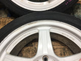 IS300 RAYS TRD 5X114.3 17X7 1/2JJ OFFSET +45 POTENZA S001 BridgeStone tires 215/45r17 91Y | Wheels and Rims | 17", 215/45 R17, 5x114.3, Altezza, Is300, Lexus Is300, Rays, Rays TRD Wheels, Toyota Altezza, TRD | 1056