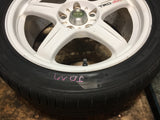 IS300 RAYS TRD 5X114.3 17X7 1/2JJ OFFSET +45 POTENZA S001 BridgeStone tires 215/45r17 91Y | Wheels and Rims | 17", 215/45 R17, 5x114.3, Altezza, Is300, Lexus Is300, Rays, Rays TRD Wheels, Toyota Altezza, TRD | 1056