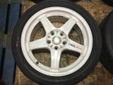 IS300 RAYS TRD 5X114.3 17X7 1/2JJ OFFSET +45 POTENZA S001 BridgeStone tires 215/45r17 91Y | Wheels and Rims | 17", 215/45 R17, 5x114.3, Altezza, Is300, Lexus Is300, Rays, Rays TRD Wheels, Toyota Altezza, TRD | 1056