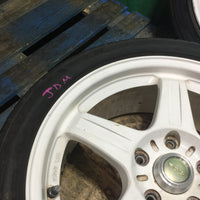 IS300 RAYS TRD 5X114.3 17X7 1/2JJ OFFSET +45 POTENZA S001 BridgeStone tires 215/45r17 91Y