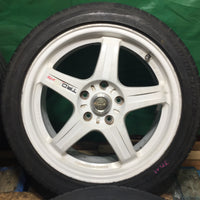 IS300 RAYS TRD 5X114.3 17X7 1/2JJ OFFSET +45 POTENZA S001 BridgeStone tires 215/45r17 91Y