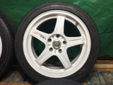 IS300 RAYS TRD 5X114.3 17X7 1/2JJ OFFSET +45 POTENZA S001 BridgeStone tires 215/45r17 91Y