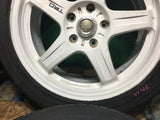IS300 RAYS TRD 5X114.3 17X7 1/2JJ OFFSET +45 POTENZA S001 BridgeStone tires 215/45r17 91Y