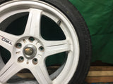 IS300 RAYS TRD 5X114.3 17X7 1/2JJ OFFSET +45 POTENZA S001 BridgeStone tires 215/45r17 91Y