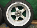 IS300 RAYS TRD 5X114.3 17X7 1/2JJ OFFSET +45 POTENZA S001 BridgeStone tires 215/45r17 91Y