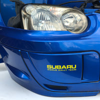 JDM Subaru Impreza WRX STi Bumper HID Headlights Grille Hood Fenders 2004-2005 Front Conversion