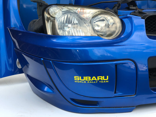 JDM Subaru Impreza WRX STi Bumper HID Headlights Grille Hood Fenders 2004-2005 Front Conversion