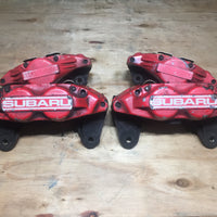 JDM OEM 02-07 Subaru Impreza WRX Front & Rear Brake Calipers 4 & 2 Pot | Calipers | 2 pot, 4 pot, Calipers, Impreza, Red Four pot, sti brakes, Subaru, WRX, wrx 2002, wrx 2003, wrx 2004, wrx 2005, WRX STI | 1060