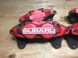 JDM OEM 02-07 Subaru Impreza WRX Front & Rear Brake Calipers 4 & 2 Pot | Calipers | 2 pot, 4 pot, Calipers, Impreza, Red Four pot, sti brakes, Subaru, WRX, wrx 2002, wrx 2003, wrx 2004, wrx 2005, WRX STI | 1060