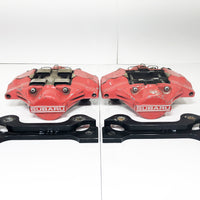 JDM Subaru Impreza WRX Rear 2 Pot Brake Calipers Mounting Bracket 1993-2007 OEM | Calipers | 2 pot, 2005, Forester, Impreza, Red Brake Calipers, STI, Subaru, WRX, wrx 2004, wrx 2005, WRX STI | 1440