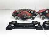 JDM Subaru Impreza WRX Rear 2 Pot Brake Calipers Mounting Bracket 1993-2007 OEM | Calipers | 2 pot, 2005, Forester, Impreza, Red Brake Calipers, STI, Subaru, WRX, wrx 2004, wrx 2005, WRX STI | 1440