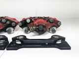 JDM Subaru Impreza WRX Rear 2 Pot Brake Calipers Mounting Bracket 1993-2007 OEM | Calipers | 2 pot, 2005, Forester, Impreza, Red Brake Calipers, STI, Subaru, WRX, wrx 2004, wrx 2005, WRX STI | 1440