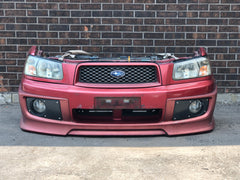 JDM Subaru Forester Cross Sport Front End Conversion Bumper Lip Headlights Fenders Hood Grille Fogs 2003-2005 SG5