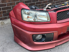 JDM Subaru Forester Cross Sport Front End Conversion Bumper Lip Headlights Fenders Hood Grille Fogs 2003-2005 SG5