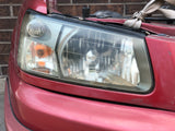 JDM SG5 03-05 Subaru Forester XT STi Front Clip with HID Headlights & Cross Sport Front Lip Carbon FogLight Inserts & Rear Bumper + Lip | Front Nose Cut | Cross Sport, Cross Sport Lip, Forester, freeshipping, Front End Conversion, SG5, STI, Subaru, Turbo | 1998