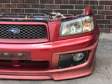 JDM Subaru Forester Cross Sport Front End Conversion Bumper Lip Headlights Fenders Hood Grille Fogs 2003-2005 SG5