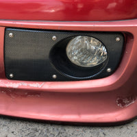 JDM SG5 03-05 Subaru Forester XT STi Front Clip with HID Headlights & Cross Sport Front Lip Carbon FogLight Inserts & Rear Bumper + Lip