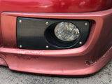 JDM SG5 03-05 Subaru Forester XT STi Front Clip with HID Headlights & Cross Sport Front Lip Carbon FogLight Inserts & Rear Bumper + Lip