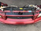 JDM SG5 03-05 Subaru Forester XT STi Front Clip with HID Headlights & Cross Sport Front Lip Carbon FogLight Inserts & Rear Bumper + Lip