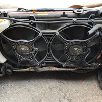 JDM SG5 03-05 Subaru Forester XT STi Front Clip with HID Headlights & Cross Sport Front Lip Carbon FogLight Inserts & Rear Bumper + Lip